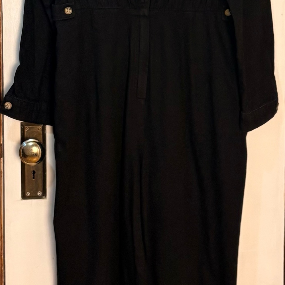 ASOS Black Long-Sleeve Jumpsuit